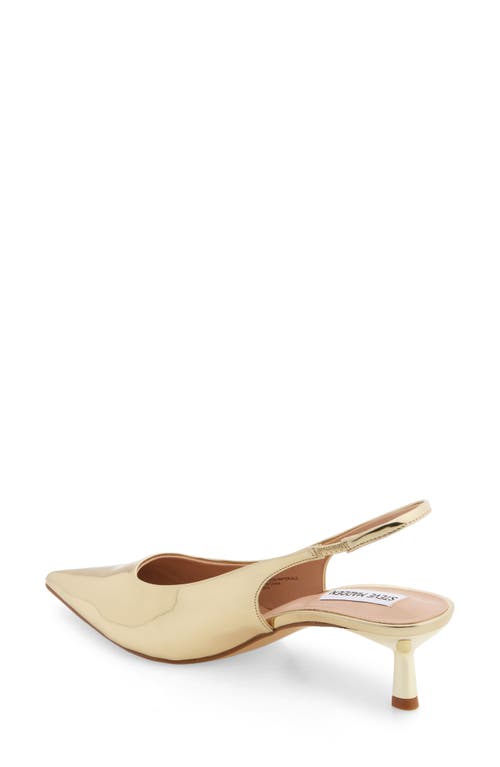 Steve Madden Aliz Slingback Pump In Gold