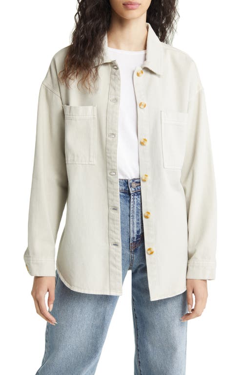 Thread & Supply Fletcher Shirt Jacket in Light Grey at Nordstrom, Size Medium