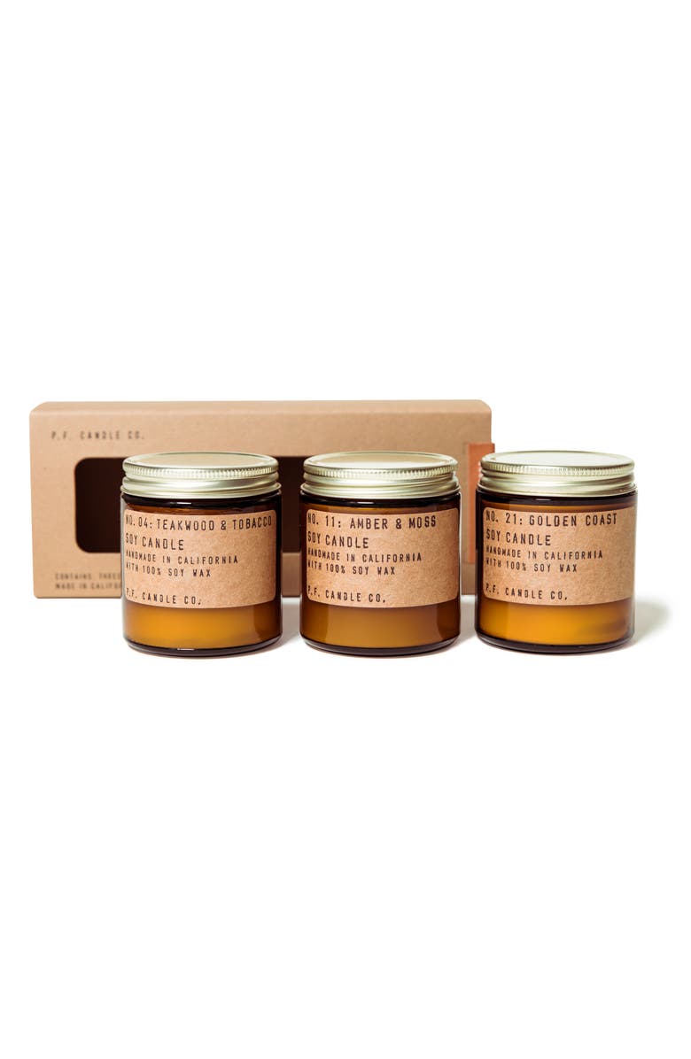 P.F. CANDLE CO. Essentials Mini Candle Set, Main, color, MULTI SCENT