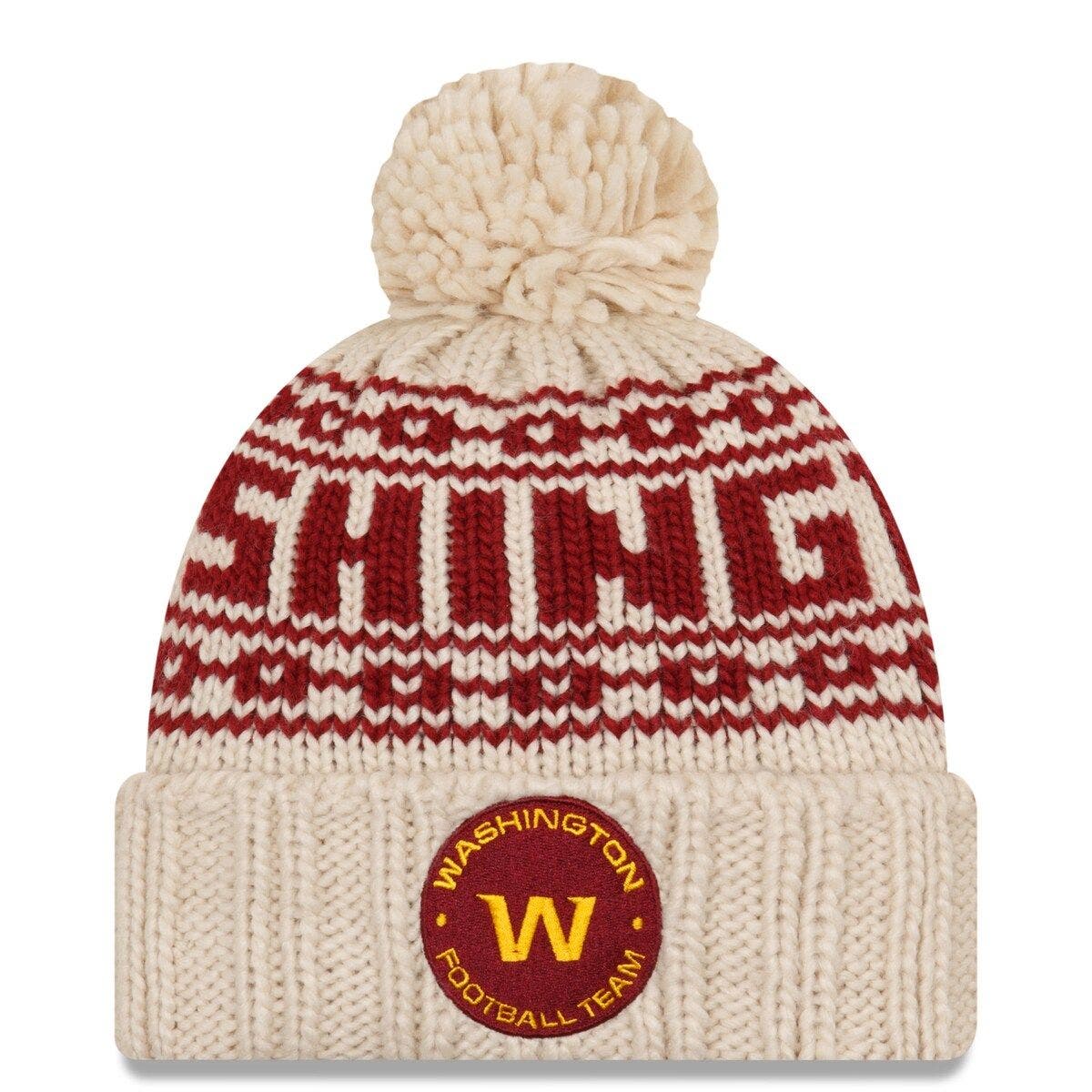 washington football team pom pom hat