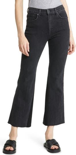 ASKK NY Mid-Rise Wide-Leg Crop Jeans