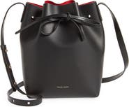 Mansur Gavriel Mini Leather Bucket Bag