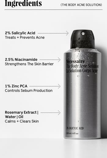 The Body Acne Solution  2% Salicylic Acid – Nécessaire, A Personal Care  Company