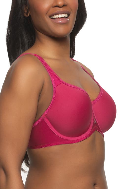 Shop Felina Celestial Full Coverage Underwire Bra In Sangria