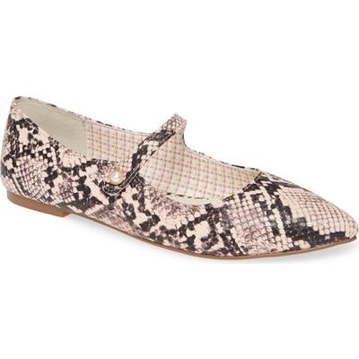 1901 Mallen Pointed Toe Flat, Pink
