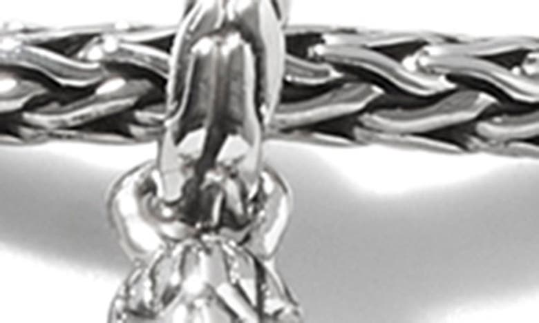 Shop John Hardy Classic Chain Cross Charm Bracelet In Silver