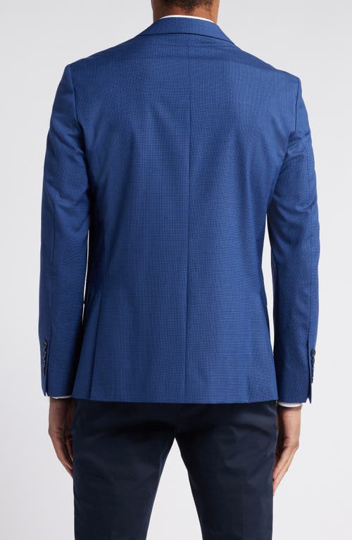 Shop Nordstrom Trim Fit Textured Wool Sport Coat In Blue Cestino Weave