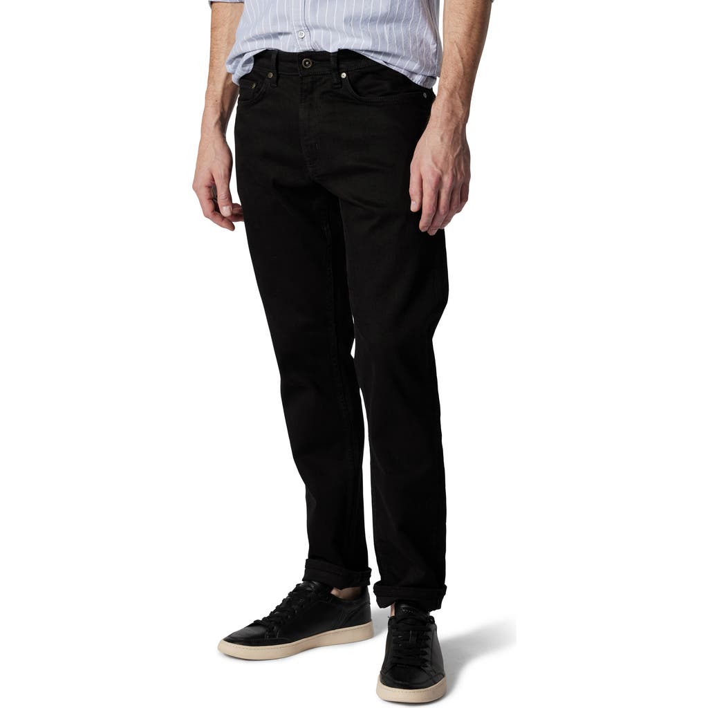 Rodd & Gunn Longburn Black Straight Leg Jeans In Nero