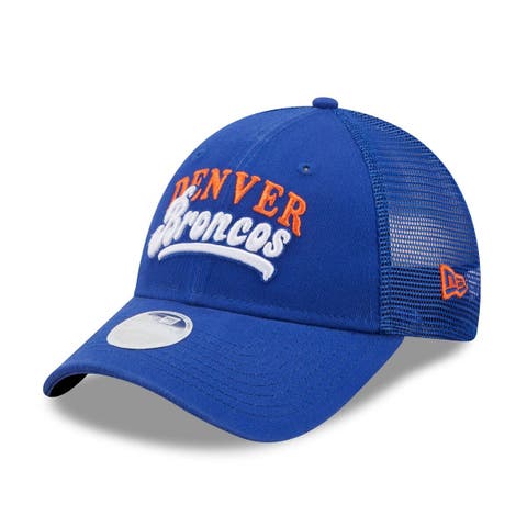 Denver Broncos New Era Old School Golfer Trucker Snapback Hat - Royal