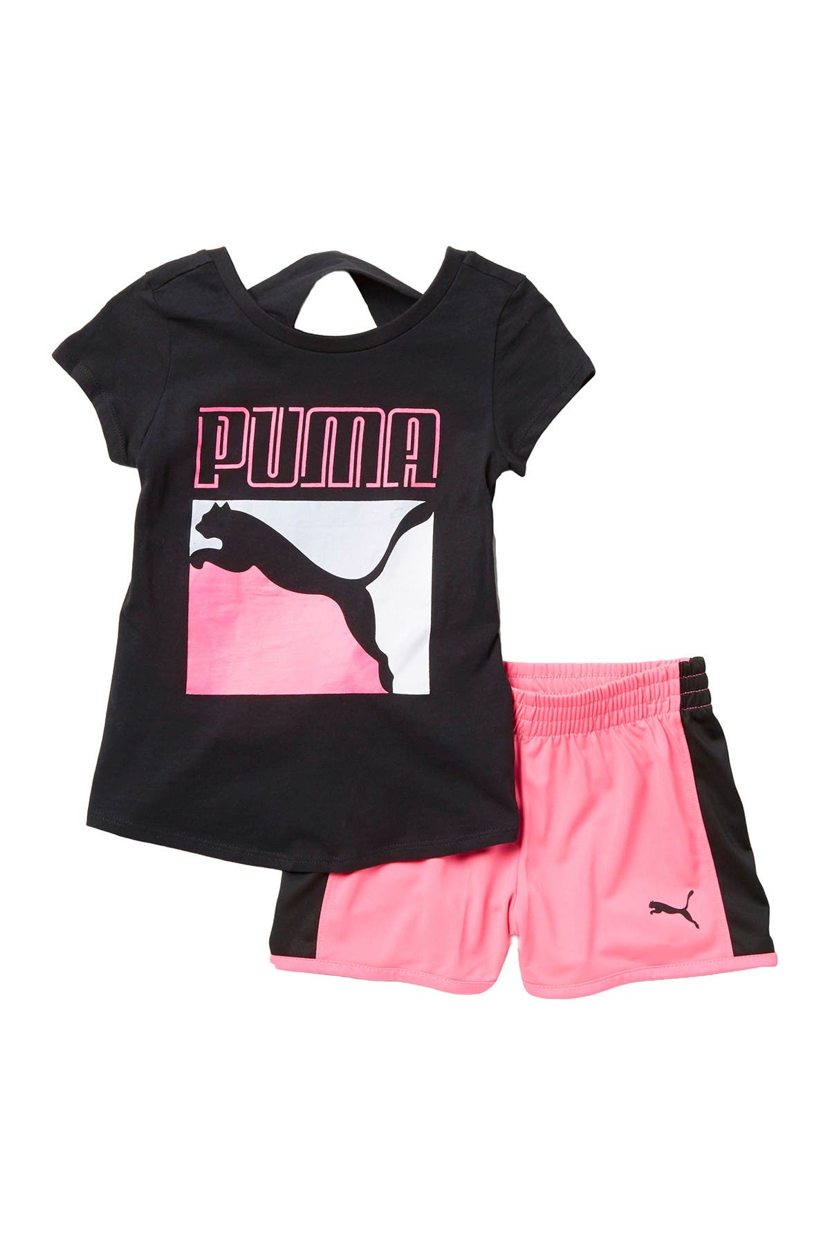 puma shorts and shirt set