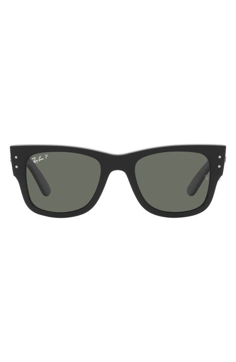 Mega Wayfarer 51mm Polarized Sunglasses