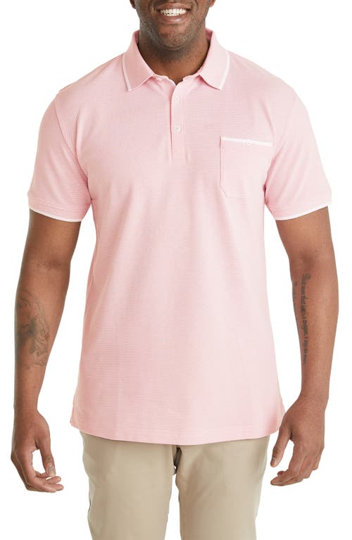 Frazier Textured Polo in Seashell