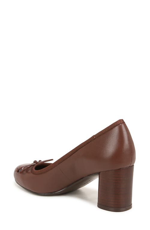 Shop Naturalizer Sienna Block Heel Pump In Soft Bronze