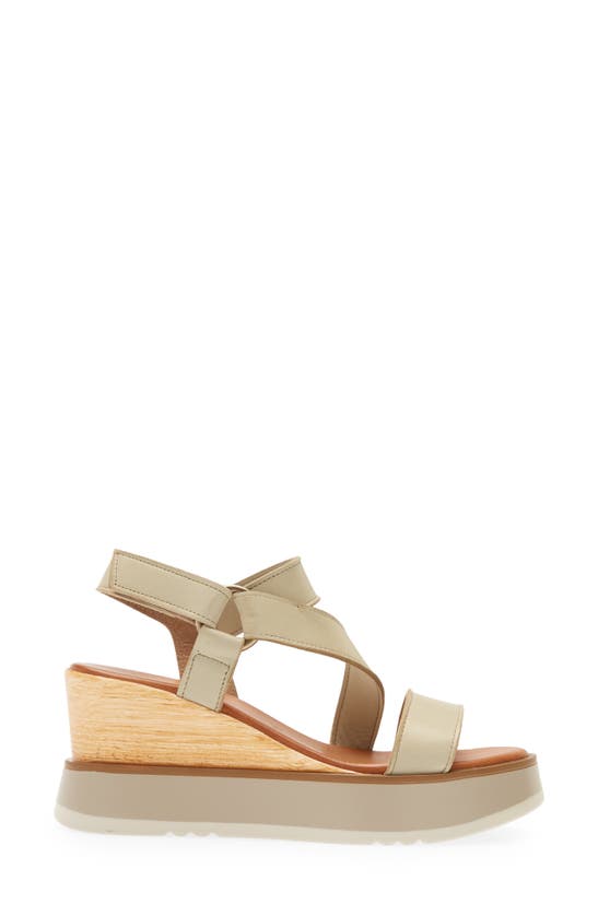 Shop Sheridan Mia Sofia Ankle Strap Wedge Sandal In Taupe