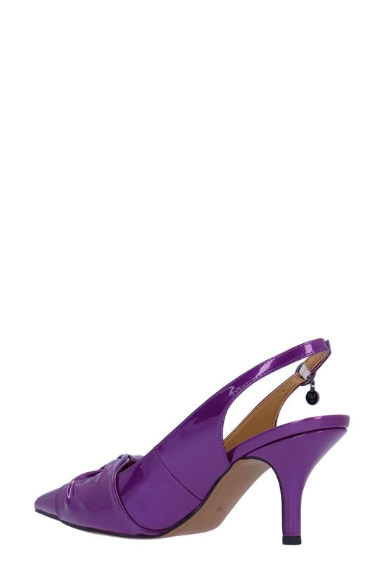 Shop J. Reneé Lenore Pointed Toe Slingback Pump In Purple