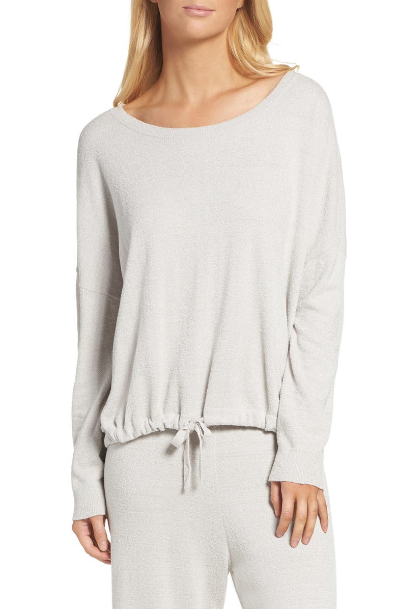 BAREFOOT DREAMS<SUP>®</SUP> Cozychic Ultra Lite<sup>®</sup> Lounge Pullover, Main, color, FOG GRAY
