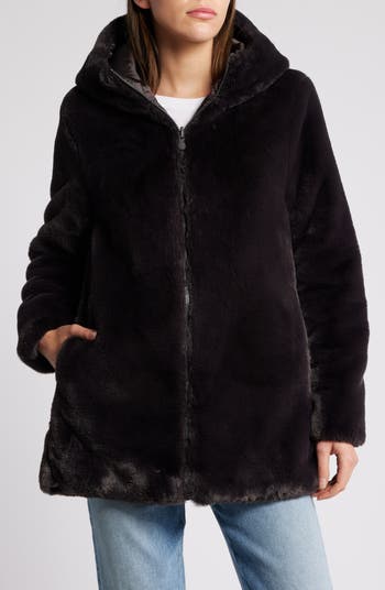 Avec les filles reversible hooded coat best sale