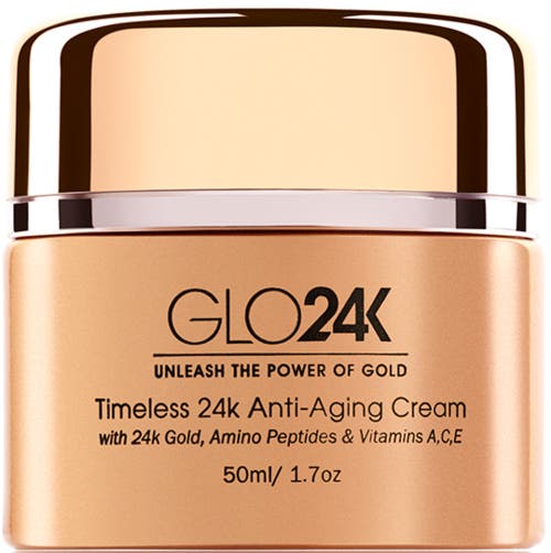 GLO24K UNLEASH THE POWER OF GOLD GLO24K UNLEASH THE POWER OF GOLD TIMELESS 24K ANTI-AGING CREAM