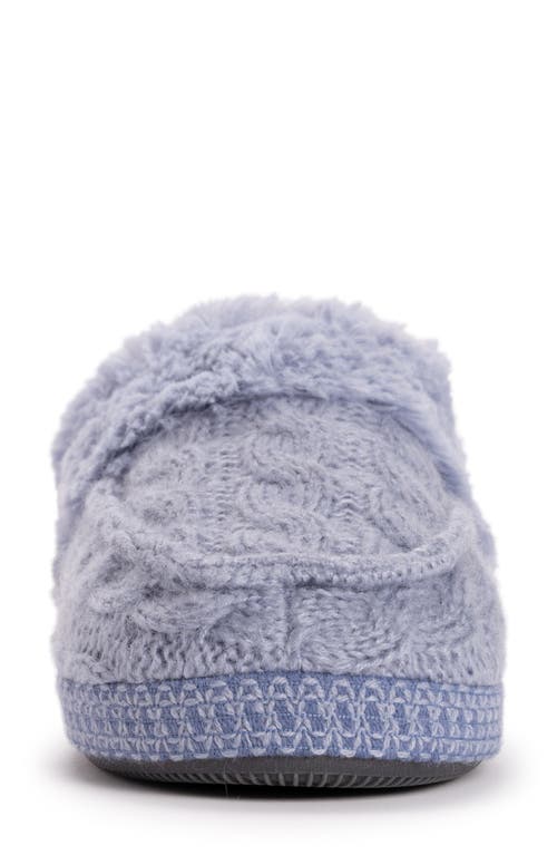 Muk Luks Moselle Faux Shearling Clog Slipper (women)<br /> In Moonstone