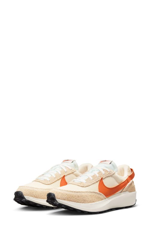 Shop Nike Waffle Debut Vintage Sneaker In Muslin/orange/coconut