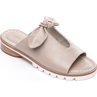 Bernardo Alice Bow Slide Sandal, Brown