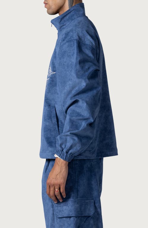 Shop Honor The Gift Quarter Zip Corduroy Anorak In Blue