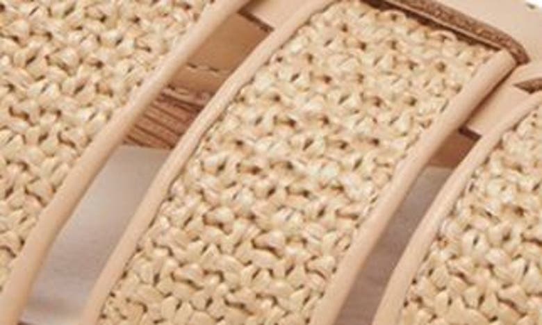 Dolce Vita Holis Womens Cushioned Footbed Leather Strappy Sandals In Light Natural Raffia