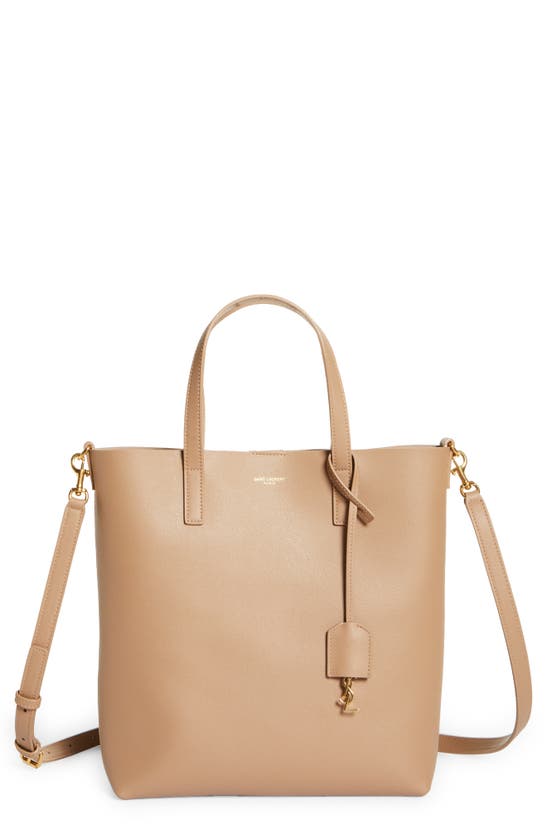 SAINT LAURENT TOY NORTH/SOUTH LEATHER TOTE
