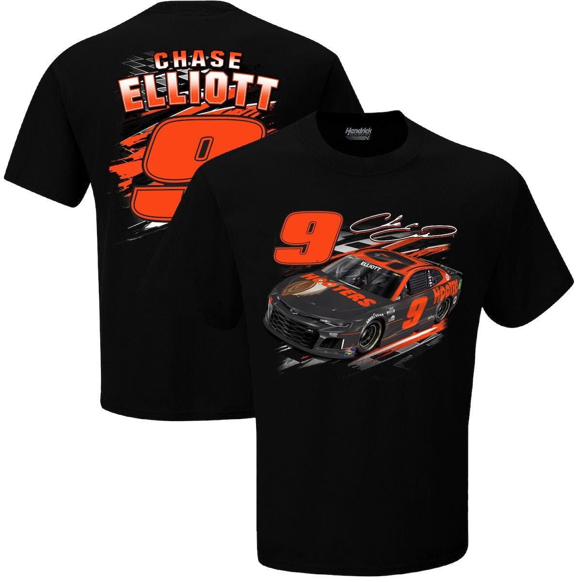 HENDRICK MOTORSPORTS TEAM COLLECTION Men's Hendrick Motorsports Team Collection Black Chase Elliott Hooters Fuel T-Shirt at Nordstrom
