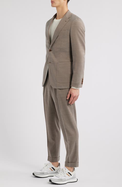 Shop Hugo Boss Boss Heston Mélange Wool Blend Suit In Open Green