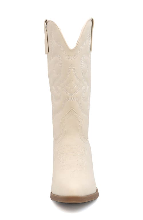 Yoki Gilard Western Boot In Bone