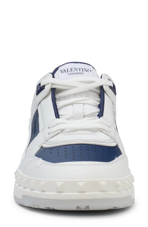 Shop Valentino Garavani Rockstud Low Top Sneaker In Fc6 - Bianco/worker