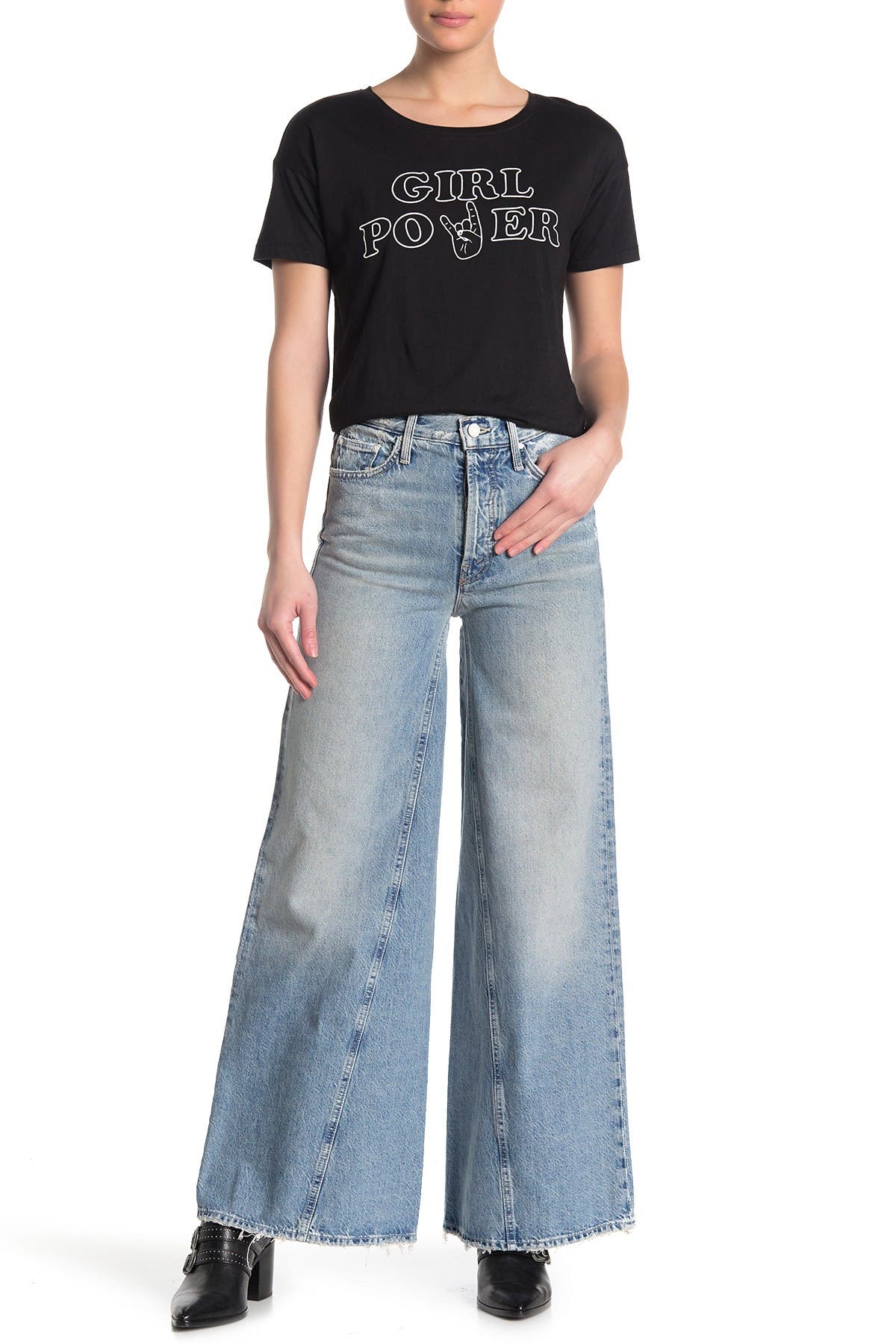 mother distressed jeans