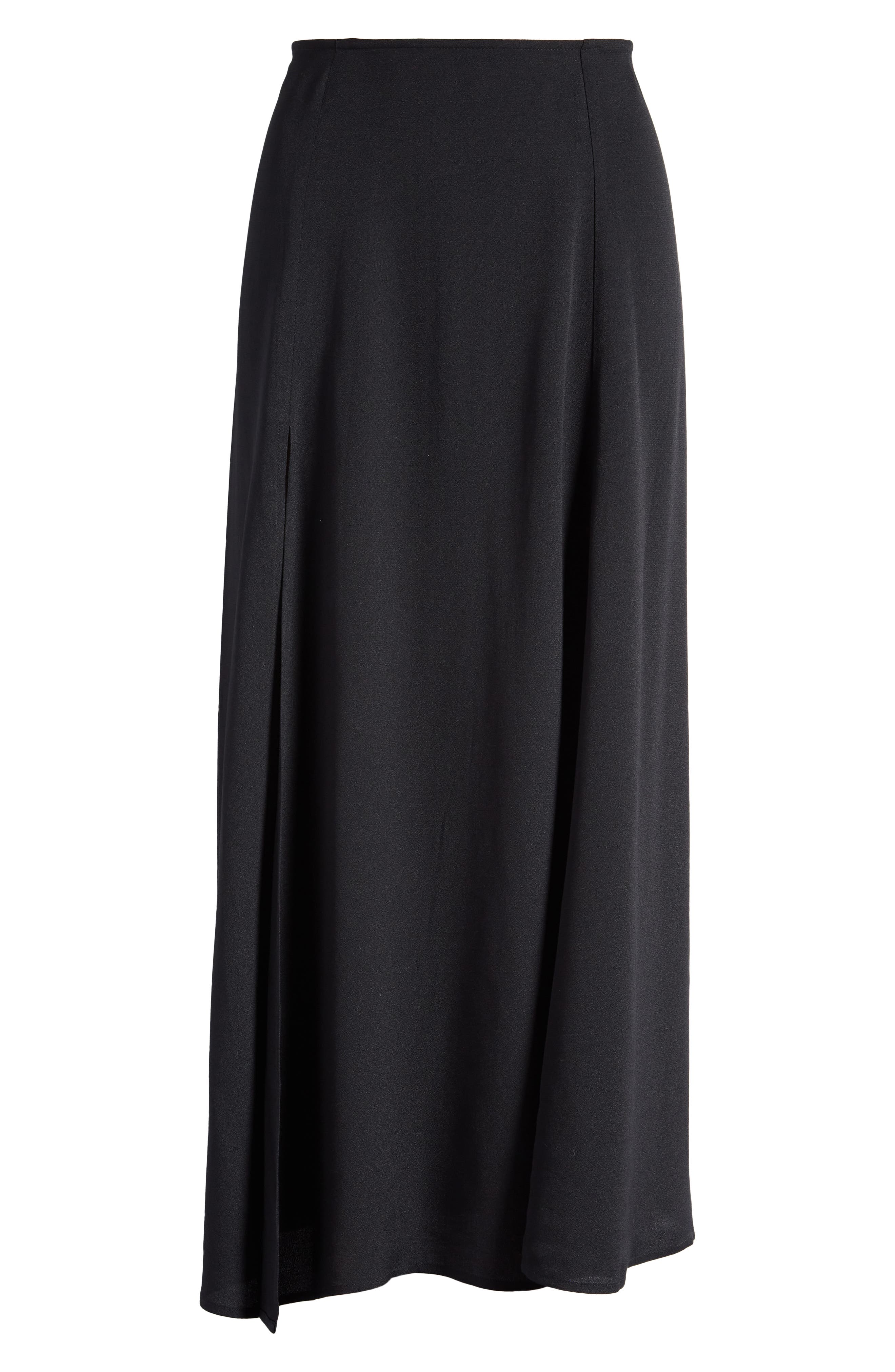 Zoe Side Slit Midi Skirt