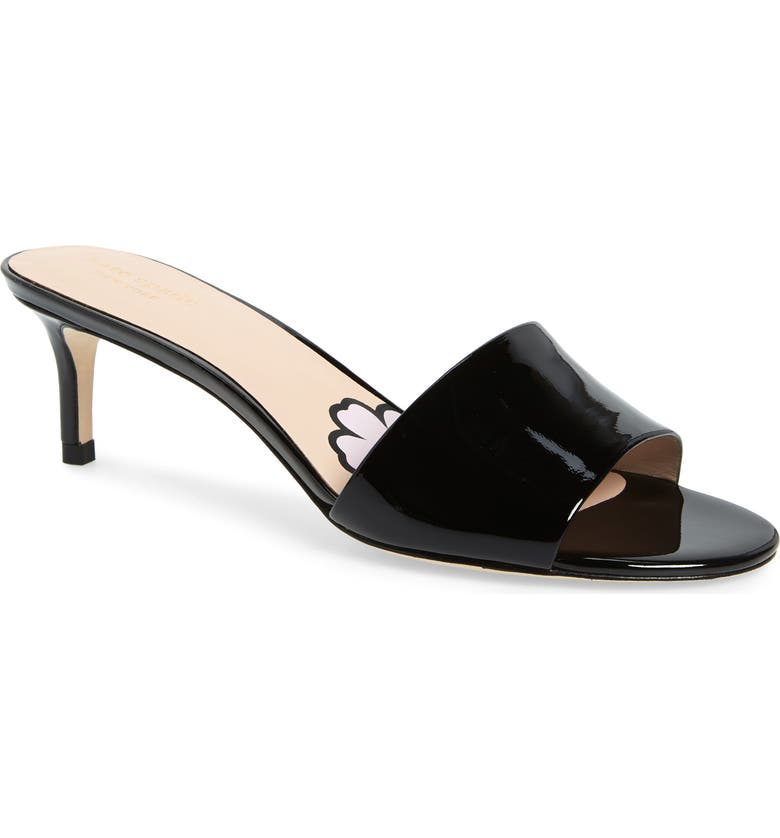 KATE SPADE NEW YORK savvi slide sandal, Main, color, BLACK