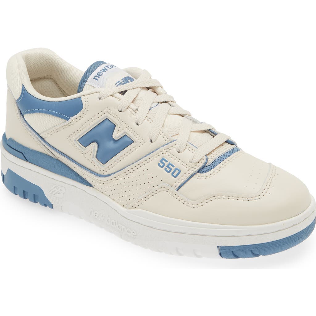 Shop New Balance 550 Basketball Sneaker In Linen/heron Blue
