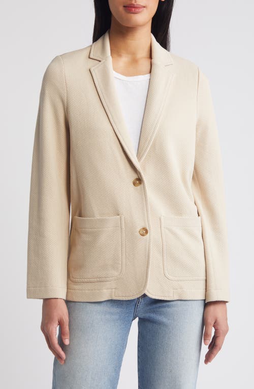 Shop Caslonr Caslon(r) Relaxed Knit Blazer In Tan Doeskin