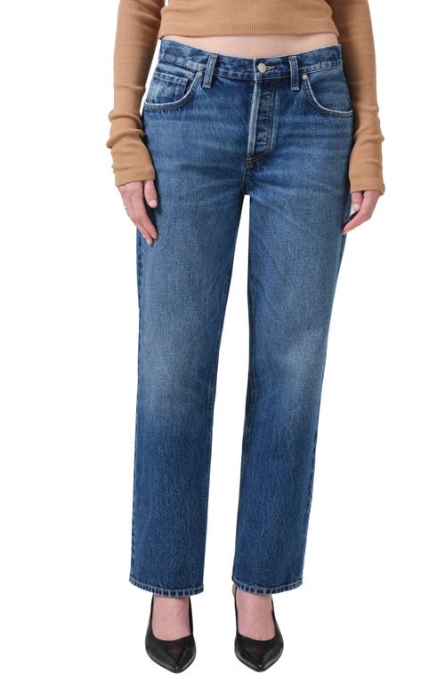 CITIZENS OF HUMANITY CITIZENS OF HUMANITY NEVE LOW SLUNG RELAXED DISTRESSED NONSTRETCH REGENERATIVE COTTON JEANS 