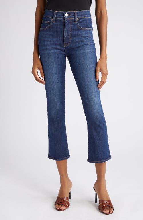 Veronica Beard Carly High Waist Kick Flare Jeans Bright Blue at Nordstrom,