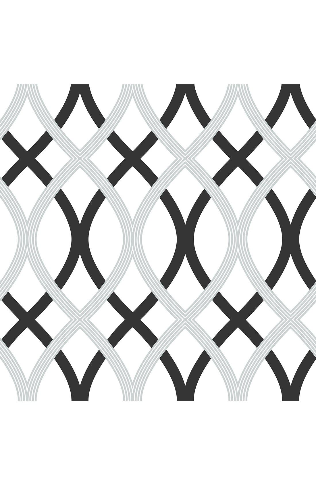 Wallpops Geometric Print Reusable Peel & Stick Vinyl Wallpaper Nordstrom