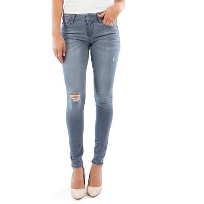 Kut From The Kloth Mia Ripped Toothpick Skinny Jeans, Grey