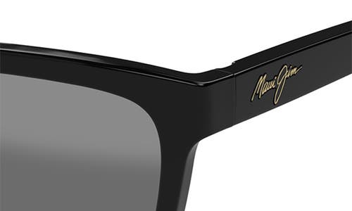 Maui Jim Honi Cat Eye Sunglasses, 54mm In Black/neutral Grey