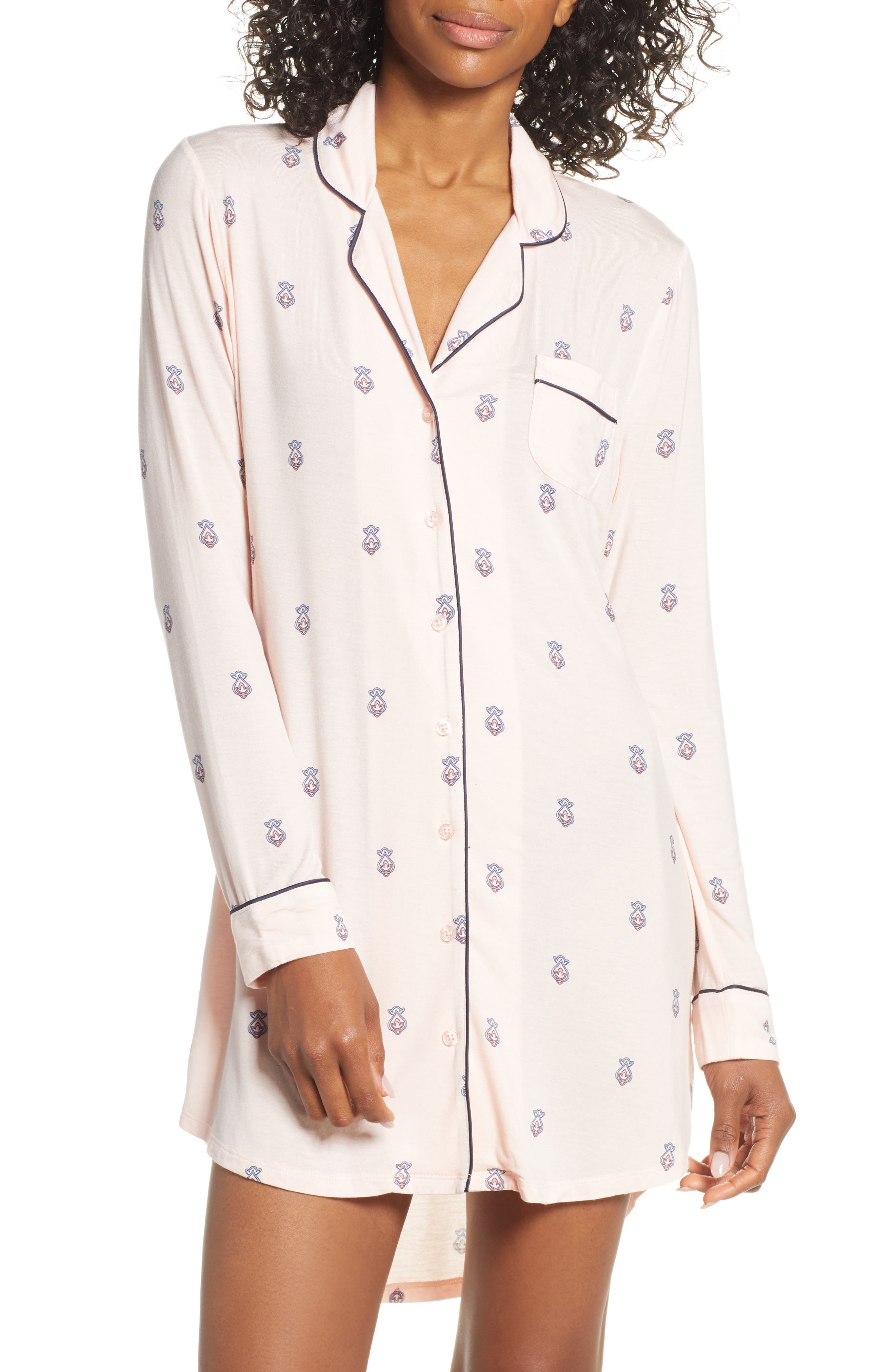 Nordstrom Lingerie Moonlight Nightshirt, Pink