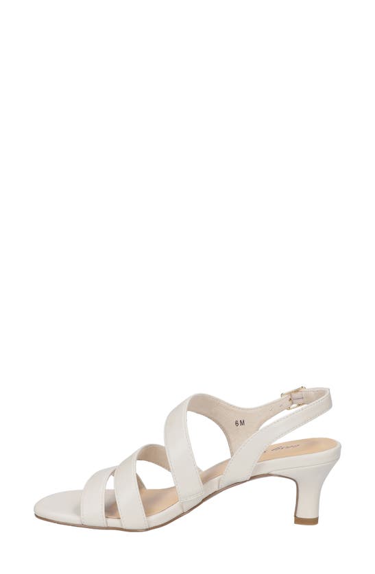 Shop Easy Street Como Strappy Sandal In Bone