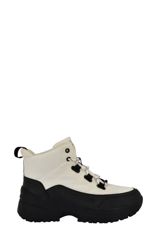 Shop Calvin Klein Noanne Quilted Winter Boot In White