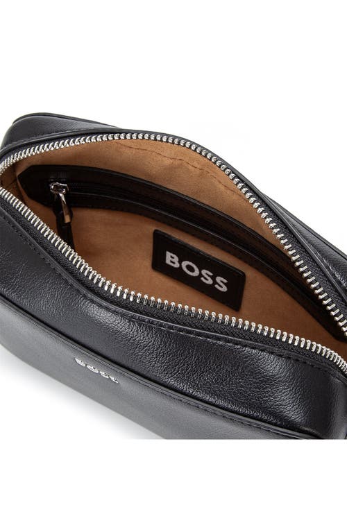 Hugo Boss Hugo Liriel Faux Leather Crossbody Bag In Black