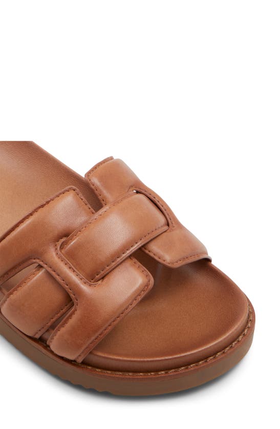 Shop Aldo Wylalaendar Slide Sandal In Medium Brown