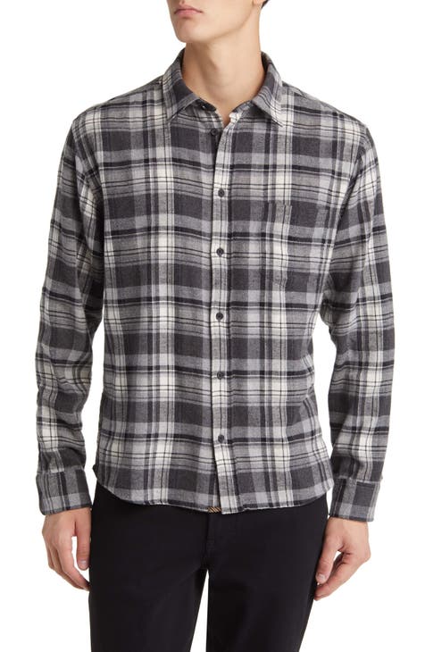 Tuscumbia Plaid Flannel Button-Up Shirt