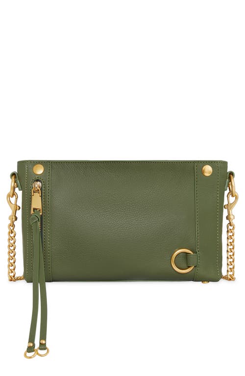 Rebecca Minkoff Mini Mab Leather Crossbody Bag in Sage at Nordstrom