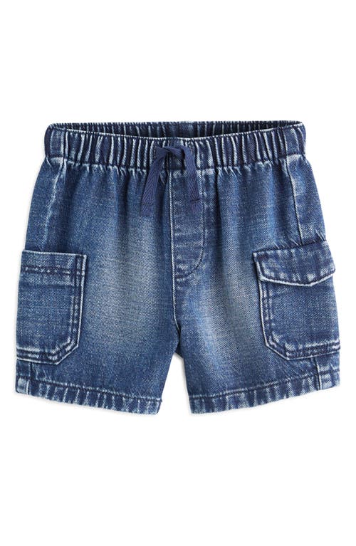 NEXT Kids' Denim Cargo Shorts Blue at Nordstrom,